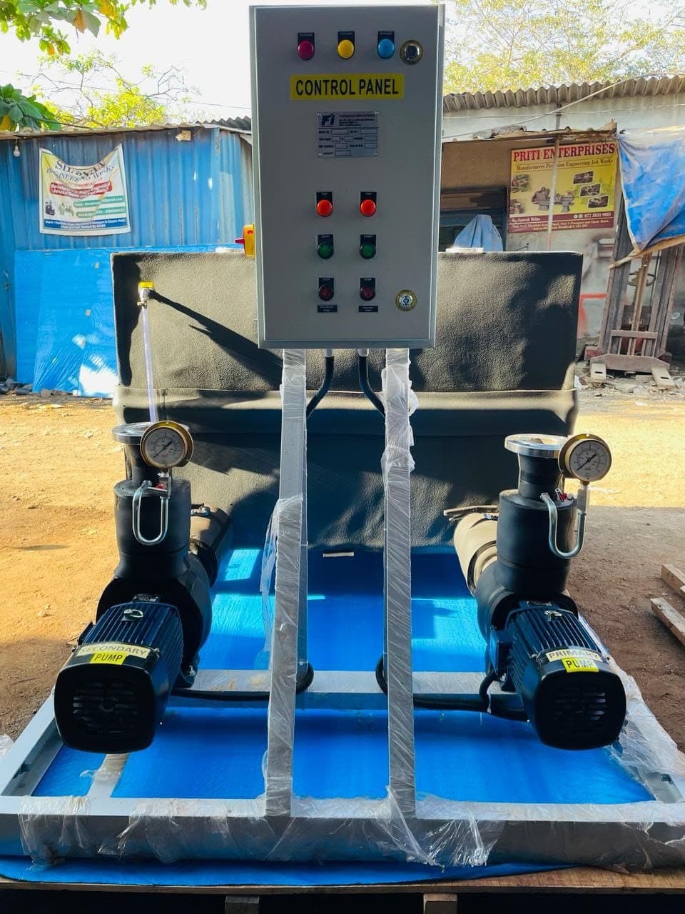 Tank Pump Skid & Storage Vessels